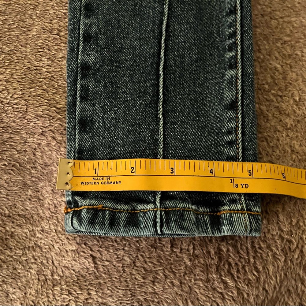 REVICE Two-Tone Blue High Rise Patchwork Jeans - Picture 10 of 16